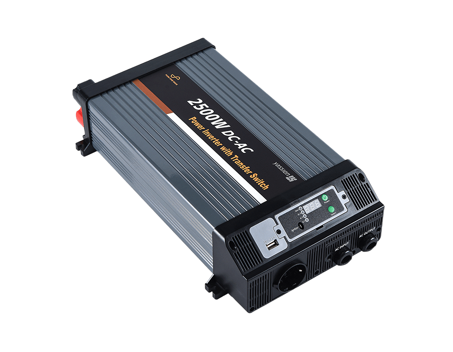 2500W Pure inverter with transfer (removable display)