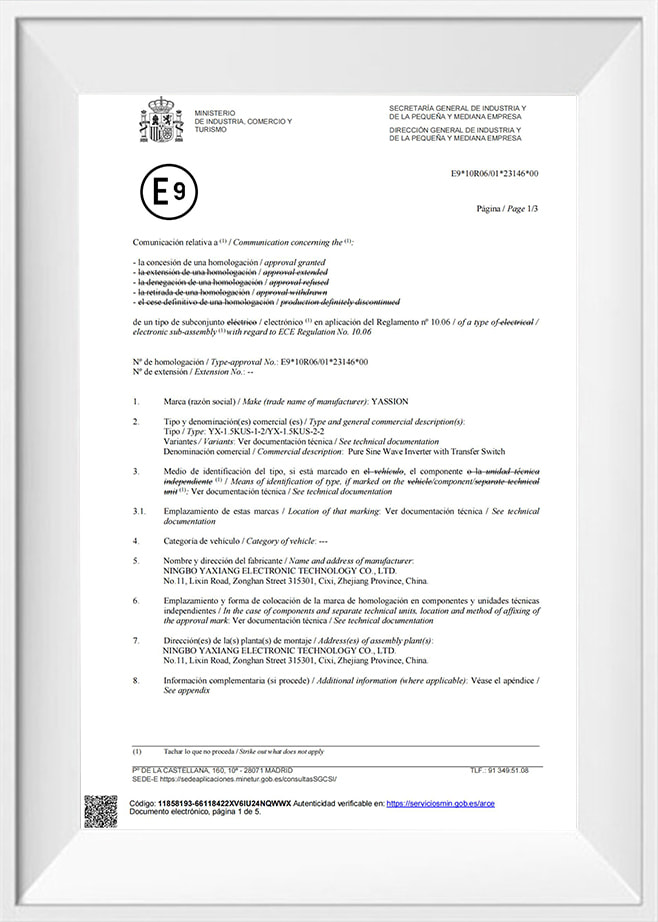 E9 FINAL REPORT 1000w 1500W